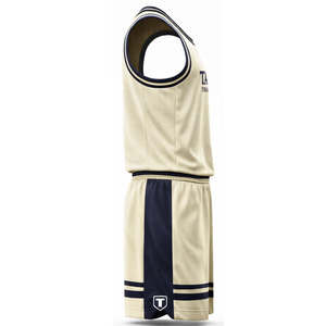Ensemble d'uniformes de basketball personnalisés imprimés, maillot et short de basketball respirants en polyester par sublimation pour hommes, adultes, vêtements de sport d'équipe - Product Image 3