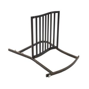 Fauteuil à bascule simple en bronze avec tube plat 66934556, idéal pour l'extérieur ou l'intérieur - Product Image 4