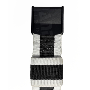 HANDSCHUHE INDUSTRIES Adjustable Blood Flow Restriction <b>Band</b> Black White Striped Polyester <b>Exercise</b> Strap Durable Arm Leg - Product Image 4