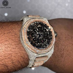 Montre mécanique de luxe pour homme, boîtier en acier inoxydable 40 mm, cadran en verre, mouvement analogique ETA, montre-bracelet tendance, résistance à l'eau 10 bars - Product Image 3