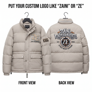 Premium 210 GSM Polyester Pongee Men's <b>Waterproof</b> Windproof Hooded Puffer <b>Jacket</b> <b>Red</b> Quilted Panel Camouflage Pattern OEM Cotton - Product Image 1
