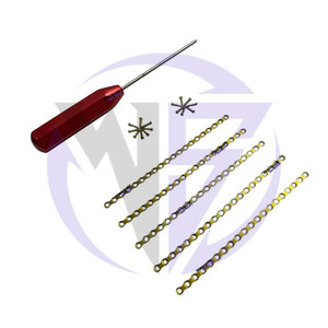 2.0mm Titanium Straight Maxillofacial Plate and <b>Screw</b> <b>Set</b> 20 Hole 104 Pieces with Screwdriver - Product Image 2
