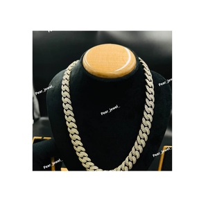 Collar de Cadena con Diamantes de Moissanita Más Vendido para Bodas y Fiestas con Piedras Preciosas Creadas en Laboratorio Disponible al Mejor Precio - Product Image 6