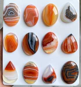 Lote al por mayor de gemas MAHNAJ: Cabujones pulidos de sardónix rojo natural de alto tono cornalino, piedras sueltas para fabricación de joyas - Product Image 3