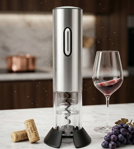 Lotion Rechargeable Electric Corkscrew Stainless Steel Portable Wine Opener <b>Bar</b> <b>Tools</b> Modern Style - Product Image 3