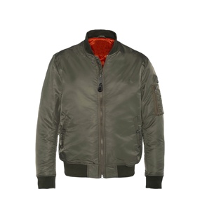 Blouson aviateur pour homme de haute qualité, 100% polyester, imperméable, matelassé, doublé, personnalisable - Product Image 1