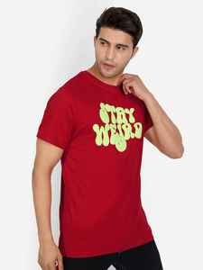 Camiseta de Hombre de Alta Calidad, Lisa, de Punto Largo, Algodón/Poliéster, Estampado Puff, Ecológica, al Mejor Precio, Hecha en Pakistán - Product Image 2