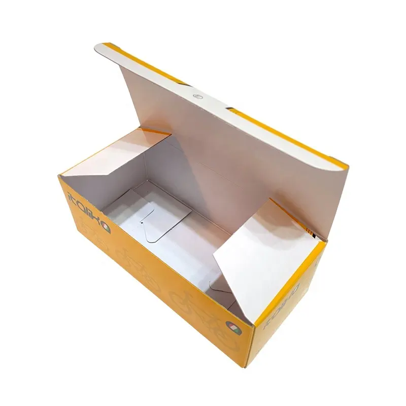 yellow printed bike accessories folding storage box