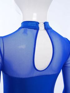 Traje de Gimnasia para Niñas de 6 a 16 Años, Mono Metálico para Actuaciones en Escenario, Leotardo de Cuerpo Entero para Espectáculos, Competiciones, Danza Jazz - Product Image 4
