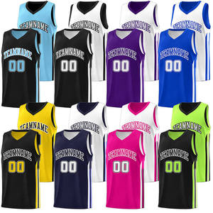 Maillot de basket-ball respirant sublimé de haute qualité avec logo personnalisé pour hommes, vente en gros, design personnalisé, maillots de basket-ball grande taille - Product Image 1
