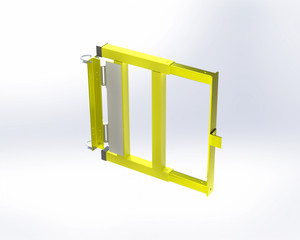 Porte de sécurité industrielle réglable avec ressort à fermeture automatique, fabricant vietnamien, certifié ISO Sedex, qualité professionnelle, en promotion - Product Image 1