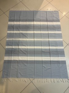 Serviette de plage Fouta en twill rayé 100% coton, séchage rapide, douce pour la peau, écologique, personnalisable - Product Image 2