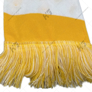 Logo personnalisé | Phi | 43 |   Ensemble écharpe et bonnet d'hiver en tricot uni 100 % acrylique à motif grec de sororité imprimé par transfert thermique, longueur moyenne - Product Image 5