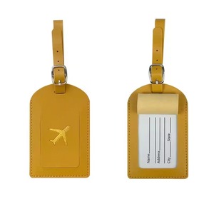 Top-Grain Genuine Leather Luggage <b>Tags</b> Luxury Travel ID Labels for <b>Suitcases</b> Handcrafted Full Grain Leather Travel <b>Tag</b> LTG-0360 - Product Image 4