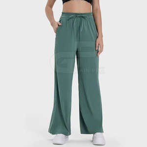 High Waist Women Flared Pant Soft Breathable Fabric Fashionable <b>Bell</b> Bottom Pants For Casual Wear And Modern Outfit Style - Product Image 4