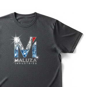 Camiseta Ecológica de Algodón Orgánico con Pedrería, Marca de Lujo, Personalizada con Logotipo de Cristal Brillante, Camiseta con Pedrería, Artículos de Ropa al por Mayor - Product Image 2