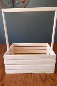 <b>Rectangular</b> Wooden Eco-Friendly Modern <b>Storage</b> <b>Basket</b> Handles Heavy Duty Organizer for Pantry Countertop Cabinet Shelf <b>Storage</b> - Product Image 5