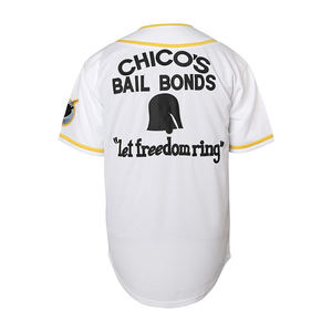 Maillots de baseball professionnels pour le terrain, en polyester robuste à tissage diamanté avec zones de protection stratégiques. - Product Image 2