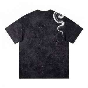 Camiseta de Hombre Oversize de Algodón 100% Tejido, Lavado Vintage, Lisa, Transpirable y Ecológica, Estilo Urbano - Product Image 2