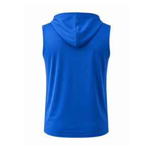 Conjunto de Camiseta sin Mangas con Capucha y Pantalones Cortos Azules para Hombre EKIN IMPEX, Ropa Deportiva de Verano de Secado Rápido, Pantalones Cortos de Verano de Alta Calidad - Product Image 5