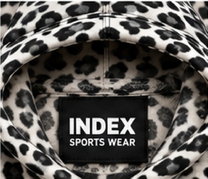 เสื้อฮู้ดพิมพ์ลายเสือดาวสีขาวดำสำหรับผู้ชายจาก INDEX Sports Wear - Product Image 5
