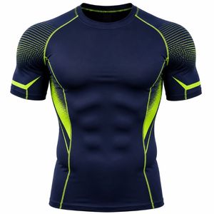 <b>Men's</b> Full Sleeve <b>Compression</b> Rash Guard Red Black Gradient Quick Dry Breathable Eco-Friendly Spandex Polyester Athletic Workout - Product Image 2