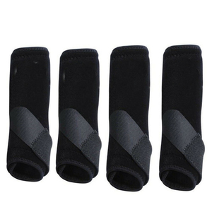 Qualité supérieure Meilleures protections anti-mouches pour chevaux en maille respirante, nylon, néoprène et cuir PU, protection complète des jambes, nouveau design 2026, OEM - Product Image 1
