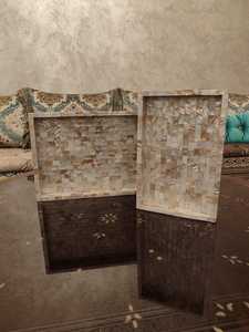 Plateau de rangement en nacre incrustée – Organisateur élégant en mosaïque de coquillages à motif personnalisé pour intérieurs modernes et luxueux - Product Image 2