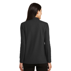 <b>Ladies</b> Performance Long Sleeve for <b>Shirts</b> Knitted Casual Eco-Friendly Breathable Pique Cotton - Product Image 2