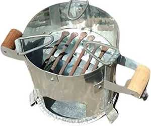 Parrilla de Carbón de Acero Inoxidable con Rejilla Extraíble - Product Image 1