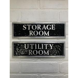 Placa Rectangular de Latón para Nombre de Casa, Placa Tradicional Negra con Número de Dirección, Fácil de Personalizar, Letreros para Montar en Pared y Puerta - Product Image 6