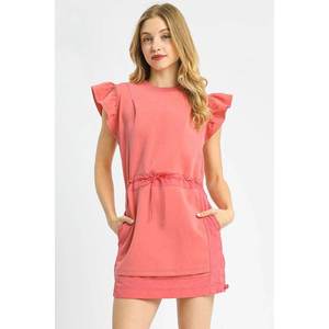 Umgee Luxe มินิเดรสแบบมีเชือกผูกแขนแต่งระบายถักขนาด XS บริการเติมเต็มด้วยตนเอง - Product Image 1