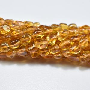 Natural Yellow Citrine Faceted Nugget Shape Gemstone Beads 4x5-5x7mm Loose Citrine Beads Strand Genuine Citrine <b>Stone</b> Beads Bulk - Product Image 2