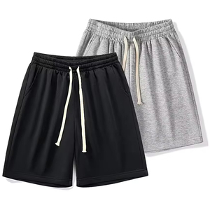 Men Sporty Casual <b>Shorts</b> 100% Cotton Solid Quick Dry Breathable Lightweight Stylish Comfortable Summer Outdoor Fitness - Product Image 3