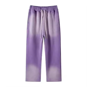 Pantalones de invierno para hombre de alta calidad, joggers con lavado ácido, gruesos y pesados, estilo streetwear, pantalones de chándal de forro polar, pantalones para hombre lavados - Product Image 2
