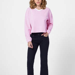 Sudadera Larga de Forro Polar para Mujer, a la Moda, para Invierno, Transpirable, Mezcla de Algodón, Estilo Casual, Hombros Caídos - Product Image 4