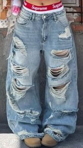Pantalones de Hombre Lotfeel de Alta Calidad, Estilo Vintage, Corte Bootcut, Marca Privada, Ajuste Holgado, Mezclilla Selvedge, Estampado, Desgastado, con Botones - Product Image 2
