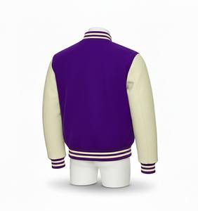 Chaqueta Varsity de Lona con Parches de Chenilla Personalizados, Estilo Vintage para Invierno, Ropa Urbana para Hombre, Chaqueta Universitaria de Béisbol Impermeable - Product Image 4