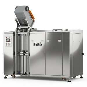 Exbio - Triturador de Residuos Alimentarios Industrial Ecológico y Altamente Inteligente, Máquina de Compostaje y Reciclaje con Capacidad de 2000 kg/día, Motor de Acero Inoxidable - Product Image 1