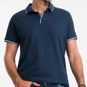 Polo classique pour homme en coton tricoté 100 %, style décontracté et professionnel, respirant et imprimé numériquement – Vente en gros - Product Image 1