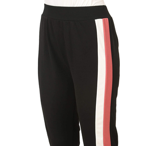 Women Color Blocking <b>Tracksuit</b> Set Full Sleeve Zipper Front Sporty Style Breathable Polyester Cotton Autumn Wear - Product Image 5