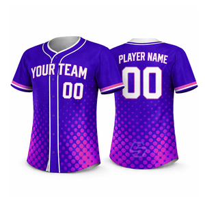 Nouvelle arrivée, maillot de baseball personnalisé, séchage rapide, 100% polyester, impression sublimée, nom du joueur, nom personnalisé, numéro, design unisexe, adulte - Product Image 1