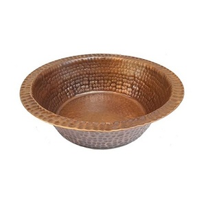Bol à pédicure en laiton martelé de qualité supérieure, design classique, forme ronde, pour manucure, produit très vendu - Product Image 3
