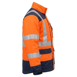 Chaqueta de Seguridad Personalizada, Chaqueta Reflectante de Alta Visibilidad, Ropa de Trabajo de Tela Resistente, Ajuste Cómodo, Ropa Industrial para Exteriores, OEM - Product Image 4