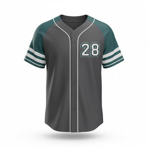 Maillot de baseball personnalisé pour hommes, tissu athlétique respirant conçu pour les uniformes d'équipe, les entraînements, les matchs et les vêtements de sport décontractés. - Product Image 1