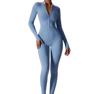 Custom Made New Style Hot <b>Body</b> <b>Suit</b> Women Fitness Jumpsuits / High Quality Breathable Fitness & Yoga Wear Women <b>Full</b> <b>Body</b> <b>Suits</b> - Product Image 1