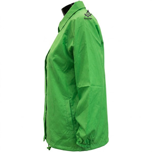 Custom Wholesale Sorority High Quality Greek Apparel Green Coaches Jacket Embroidered Ladies <b>Quilted</b> Waterproof Polyester/Nylon - Product Image 2