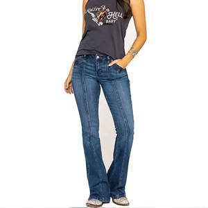 Pantalones Vaqueros Desgastados para Mujer 2025, Pantalones Ajustados de Primera Calidad, Hechos a Medida, Diseño Nuevo, Color Sólido, para Invierno - Product Image 1