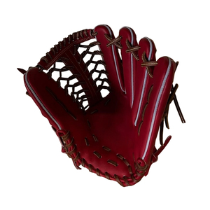 Customize PU / <b>PVC</b> / Pigskin / Cowhide Youth Adults Easy Break-in Baseball Catcher's Mitt With 1-Piece Closed Web - Product Image 5