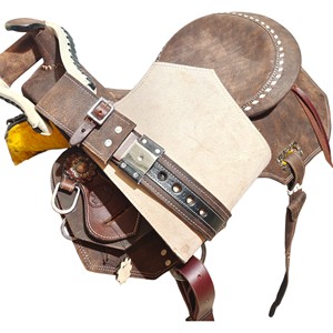 Selle de cheval Western en cuir de qualité supérieure pour la course de baril, toutes tailles disponibles - Product Image 3